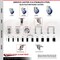 Service Caster 3.5 Inch 316SS Blue Polyurethane Wheel Swivel Bolt Hole Caster Set with Brake SCC-SS316BH20S3514-PPUB-BLUE-TLB-4 - alternate 4